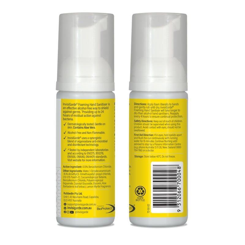 InvisiGarde Foaming Hand Sanitiser 50mL 3 Pack