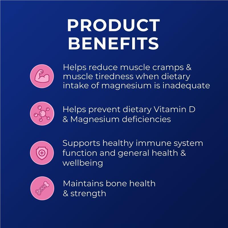Ostelin Vitamin D3 + Magnesium Glycinate 180 Tablets Exclusive Size