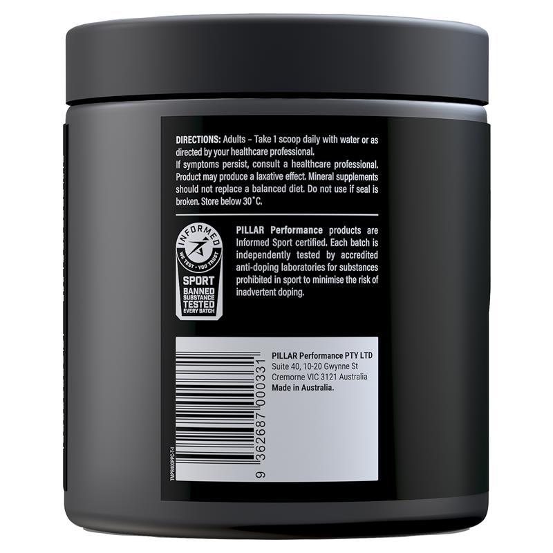 PILLAR Performance Triple Magnesium Powder Pineapple Coconut 400g