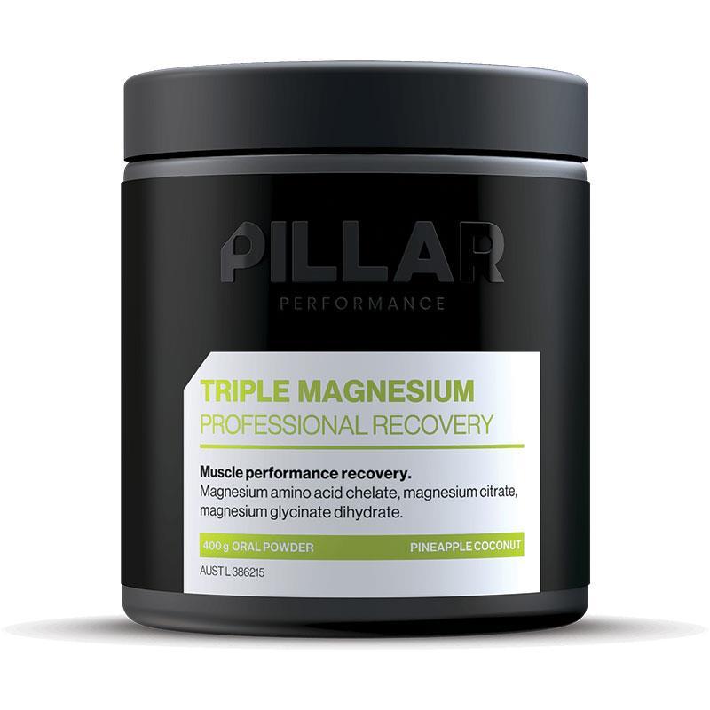 PILLAR Performance Triple Magnesium Powder Pineapple Coconut 400g