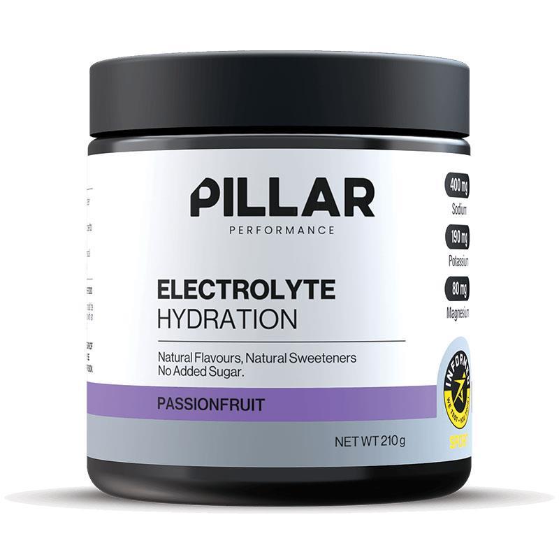 PILLAR Performance Electrolyte Hydration Powder Passionfruit 210g