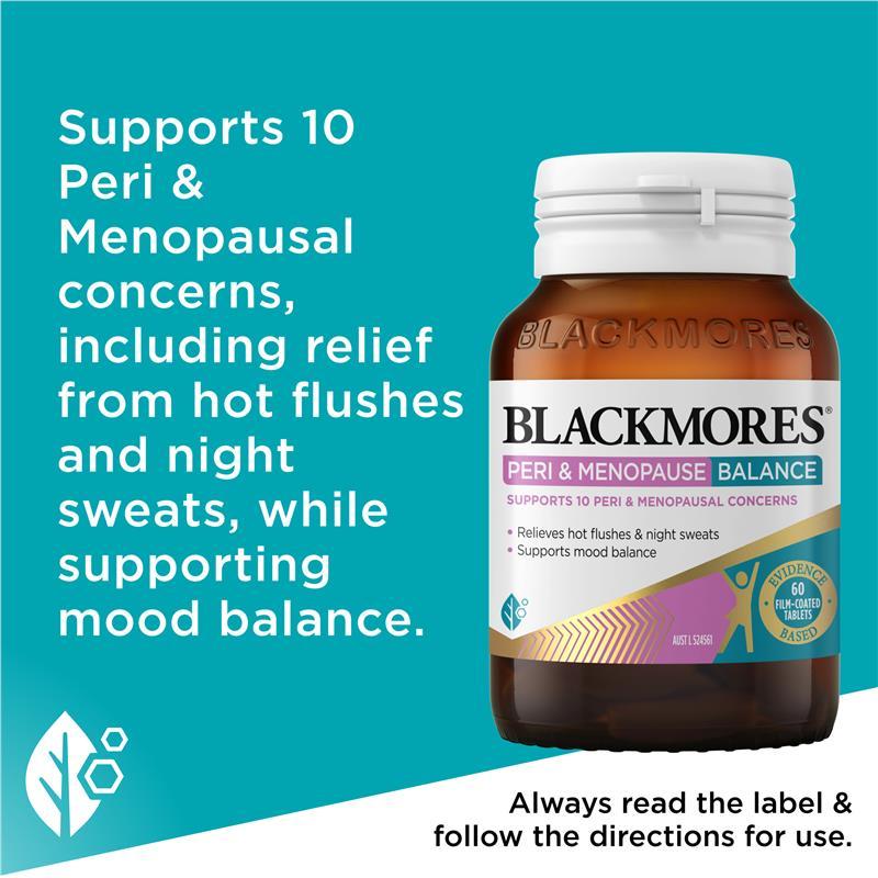 Blackmores Peri + Menopause Balance 60 Tablets