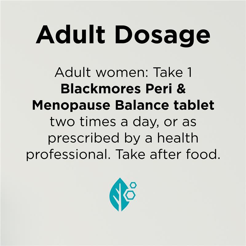 Blackmores Peri + Menopause Balance 60 Tablets