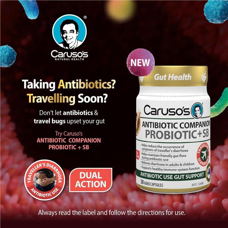 Carusos Probiotic Antibiotic SB 30 Capsules