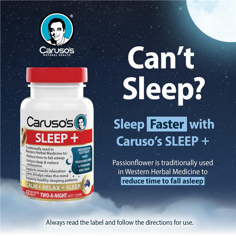 Carusos Sleep+ 42 Tablets