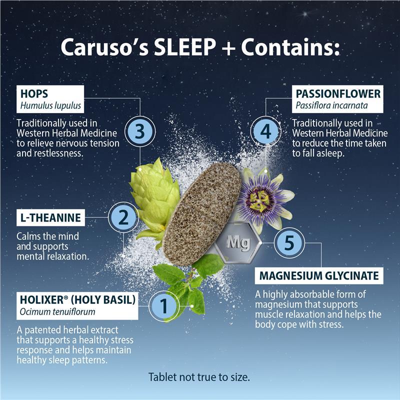 Carusos Sleep+ 42 Tablets