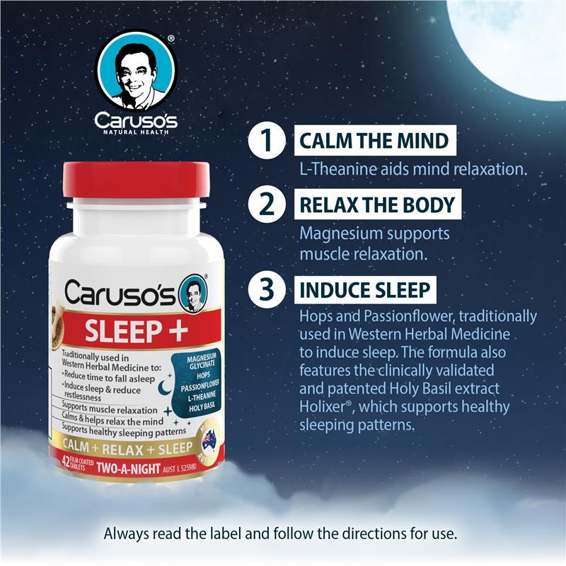 Carusos Sleep+ 42 Tablets