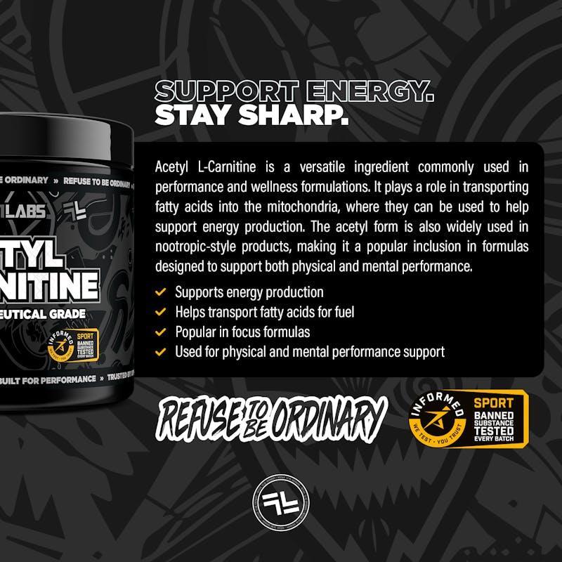 Faction Labs Acetyl L-Carnitine - Unflavoured 150g