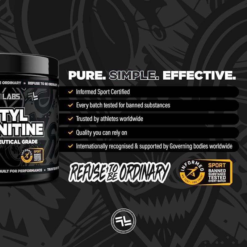 Faction Labs Acetyl L-Carnitine - Unflavoured 150g