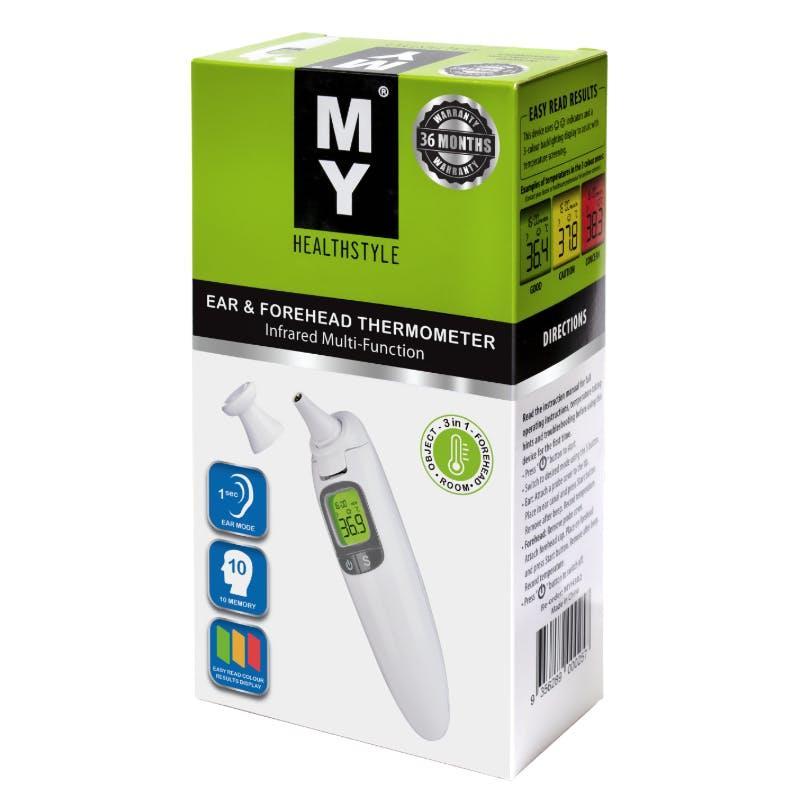 MY Healthstyle Infrared Ear Thermometer - Multi Function 1Unit