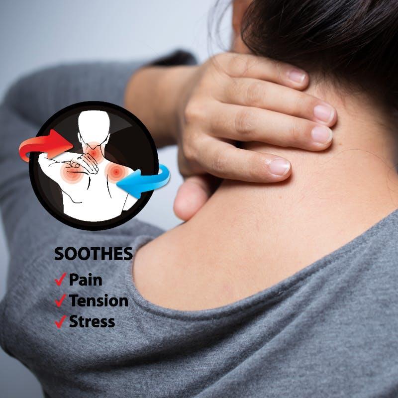 MY Healthstyle Hot/Cold Neck & Shoulder Wrap with Natural Clay Beads 1Unit