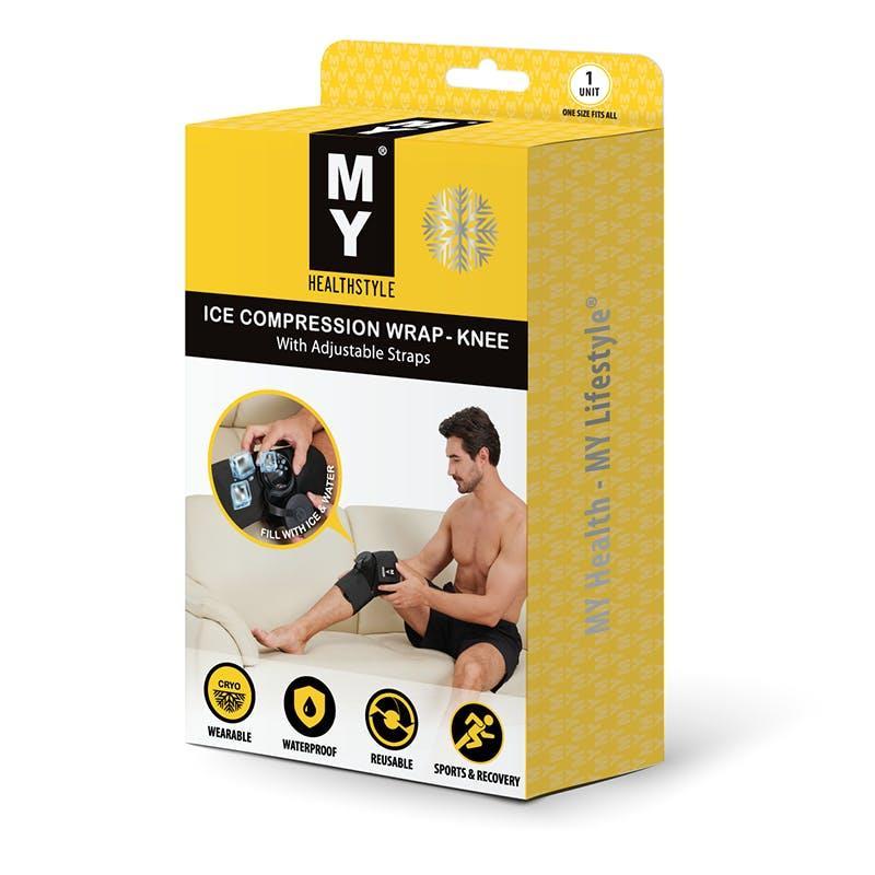 MY Healthstyle Ice Compression Wrap - Knee 1Unit