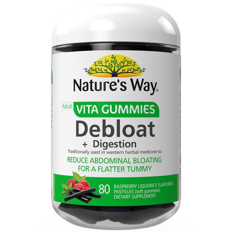 Nature's Way Adult Vita Gummies Debloat + Digestion 80 Pastilles