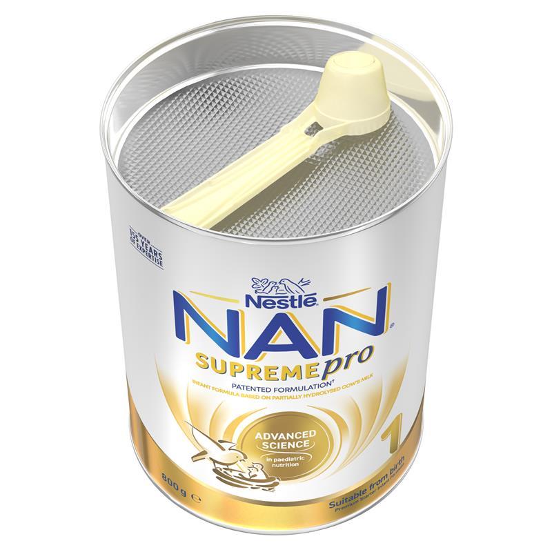 Nestle NAN SUPREMEpro 1 Premium Infant Formula for Newborns Suitable from Birth 800g