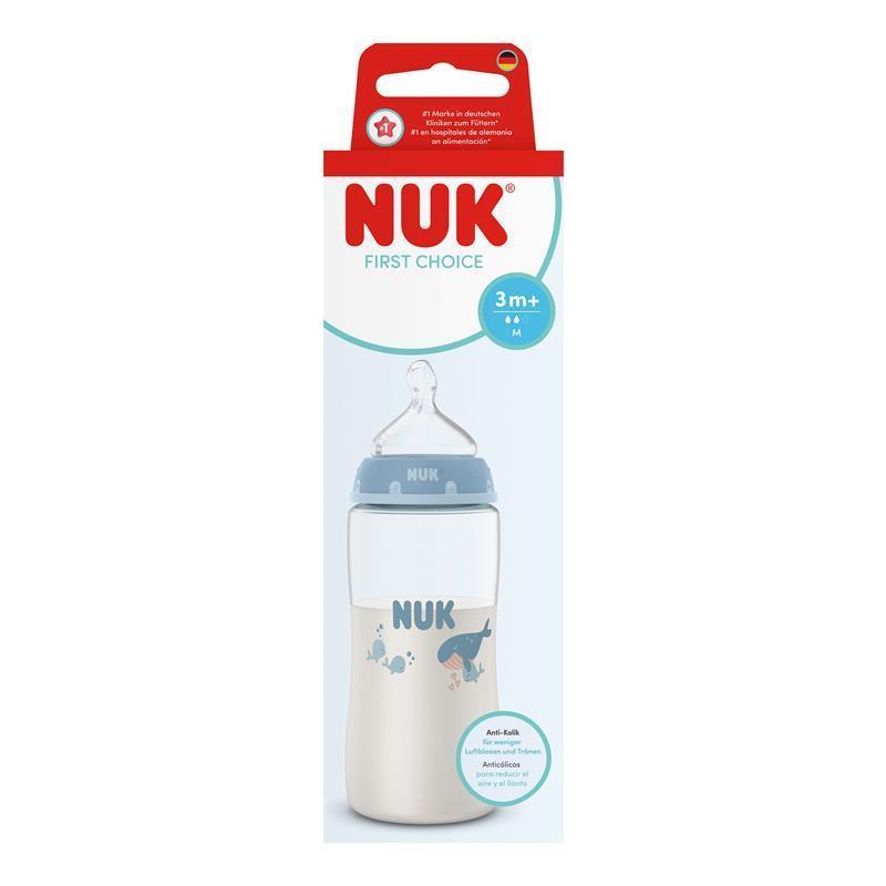 NUK First Choice PP-Bottle 300ml M 3m+ Assorted