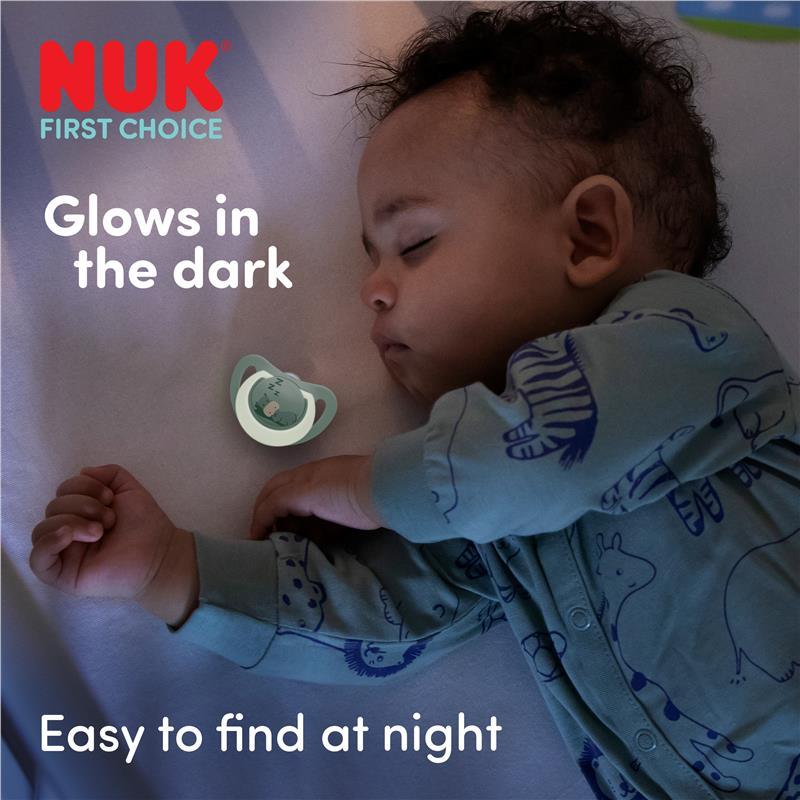 NUK First Choice Night Soother 18-36m hippo/koala