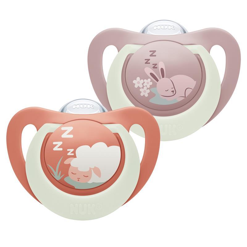NUK First Choice Night Soother 18-36m bunny/sheep