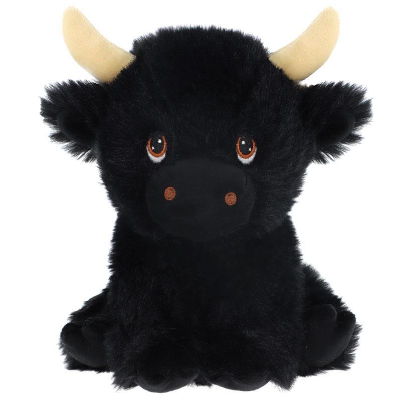 Keeleco Shaggy Cow Black 18cm