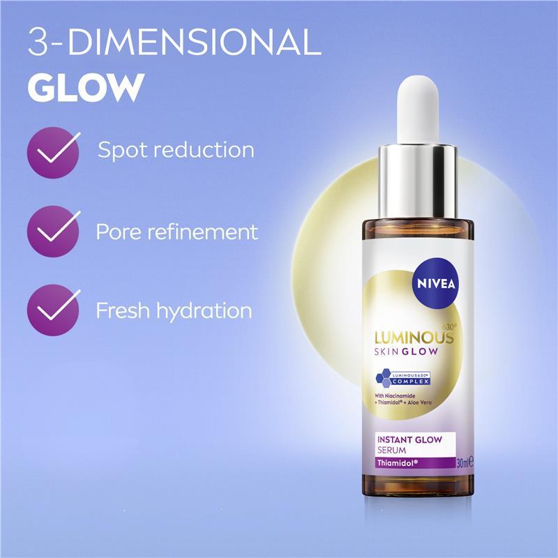 NIVEA Luminous 630 Skin Glow Serum 30ml