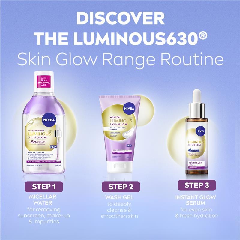 NIVEA Luminous 630 Skin Glow Serum 30ml