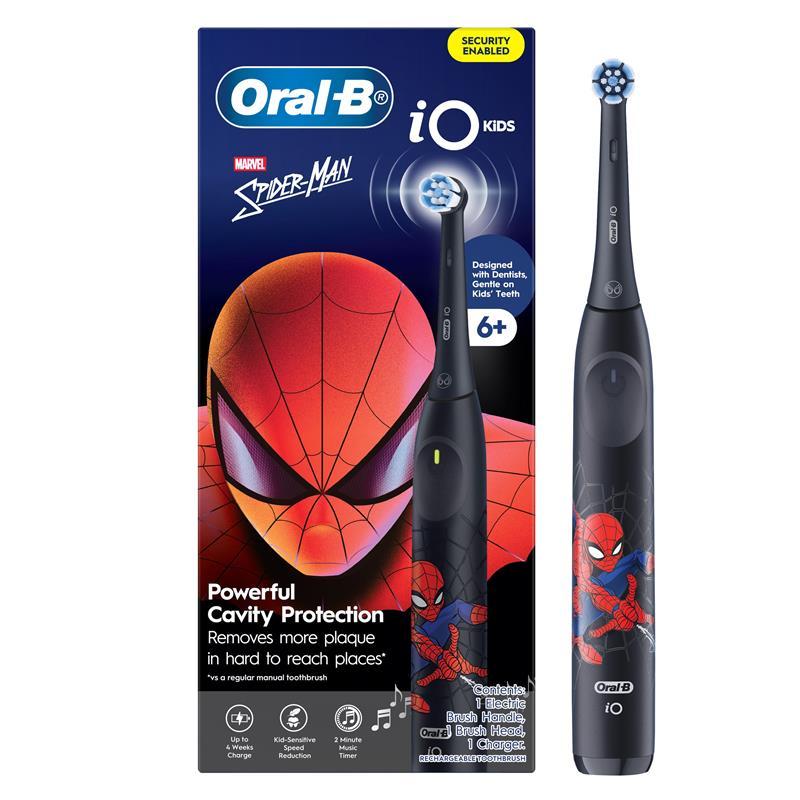 Oral B Electric Toothbrush iO 2 Kids Clean & Gentle Spiderman Black