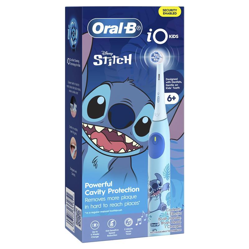 Oral B Electric Toothbrush iO 2 Kids Clean & Gentle Stitch Blue