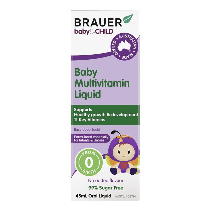 Brauer Baby & Child Liquid Multivitamin 45ml