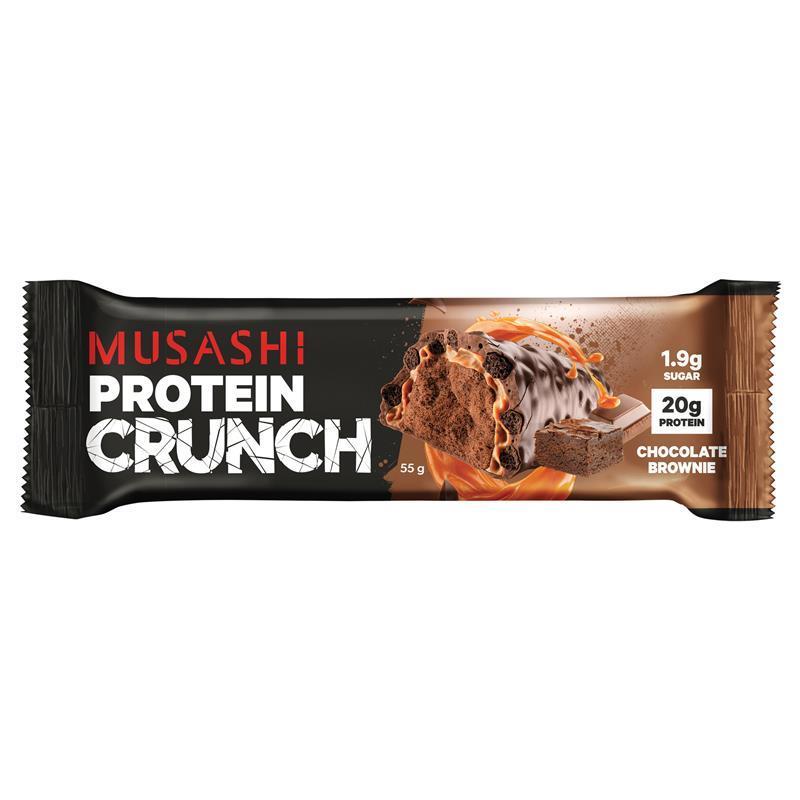 Musashi Protein Crunch Bar Chocolate Brownie 55g