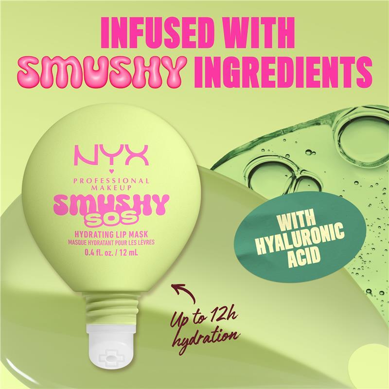 NYX Professional Makeup Smushy SOS Lip Mask Green Sereni-tea