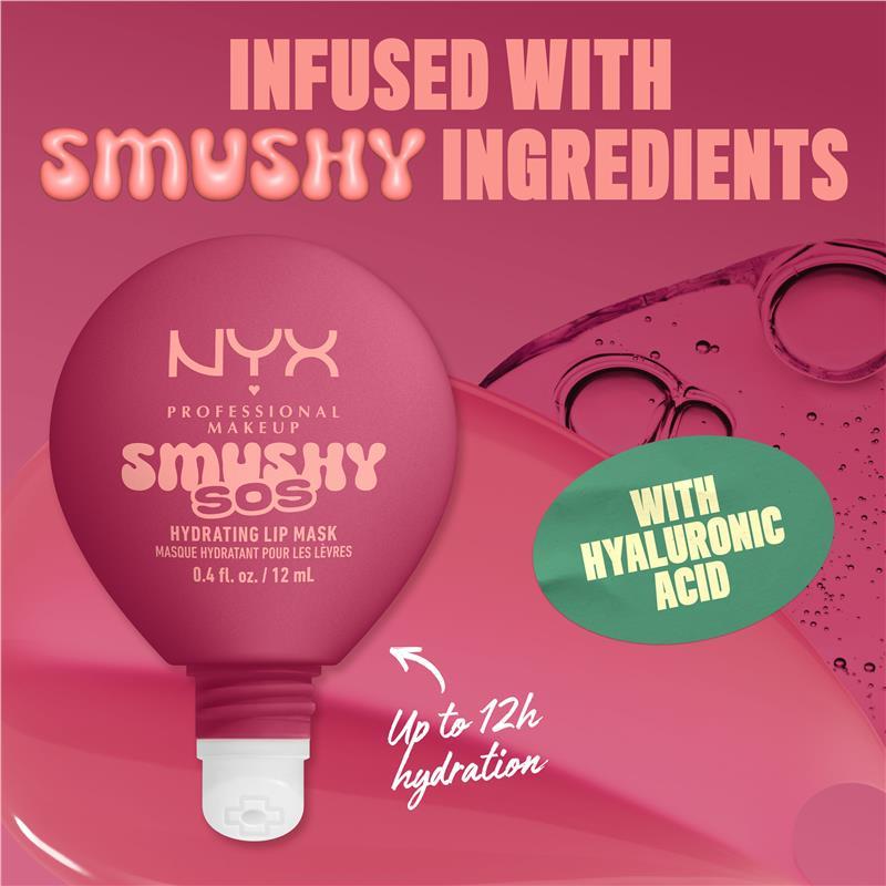 NYX Professional Makeup Smushy SOS Lip Mask Rose Recharge