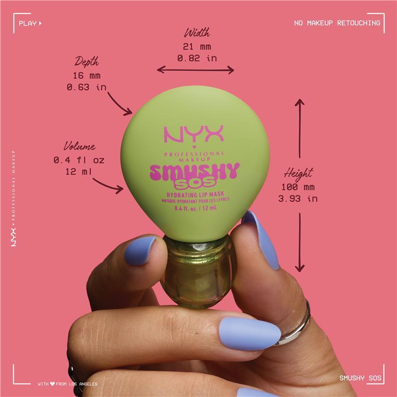 NYX Professional Makeup Smushy SOS Lip Mask Rose Recharge