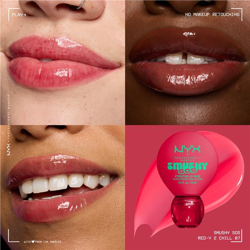 NYX Professional Makeup Smushy SOS Lip Mask Red-Y 2 Chill