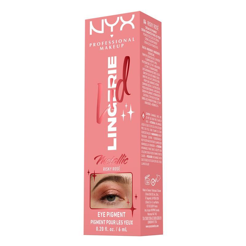 NYX Professional Makeup Lid Lingerie Cream Eye Pigment Risky Rosé