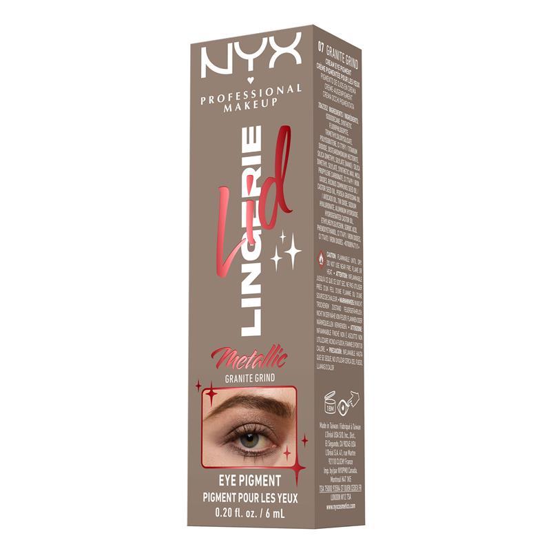 NYX Professional Makeup Lid Lingerie Cream Eye Pigment Granite Grind