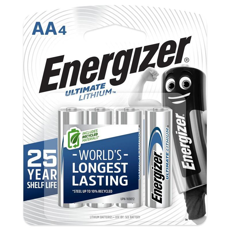 Energizer Ultimate Lithium AA 4 Pack