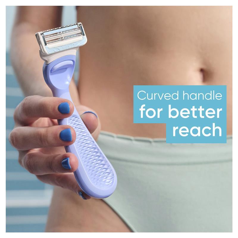 Gillette Venus For Pubic Hair & Skin Razor Handle + 2 Blades