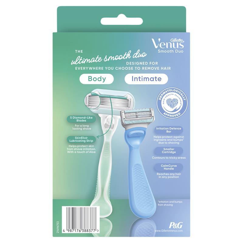 Gillette Venus Sensitive + Intimate Razor Dual Pack