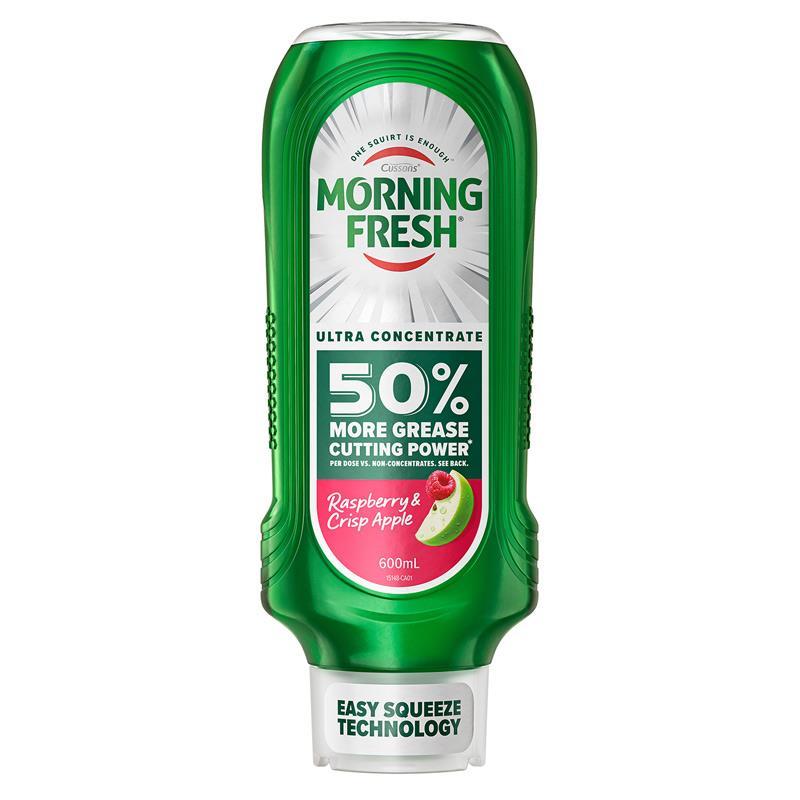 Morning Fresh Dishwashing Liquid Easy Squeeze Raspberry Apple 600ml