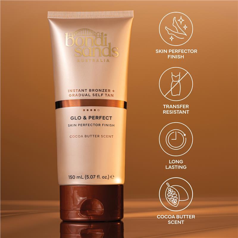 Bondi Sands GLO & PERFECT Instant bronzer & Gradual self tanner 150mL