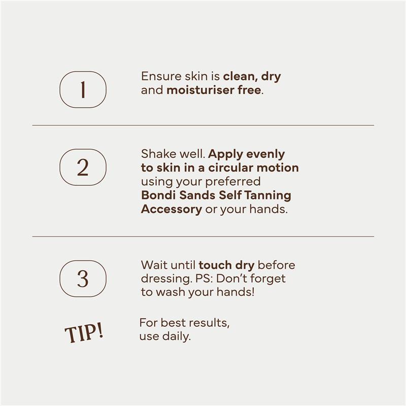 Bondi Sands GLO & PERFECT Instant bronzer & Gradual self tanner 150mL