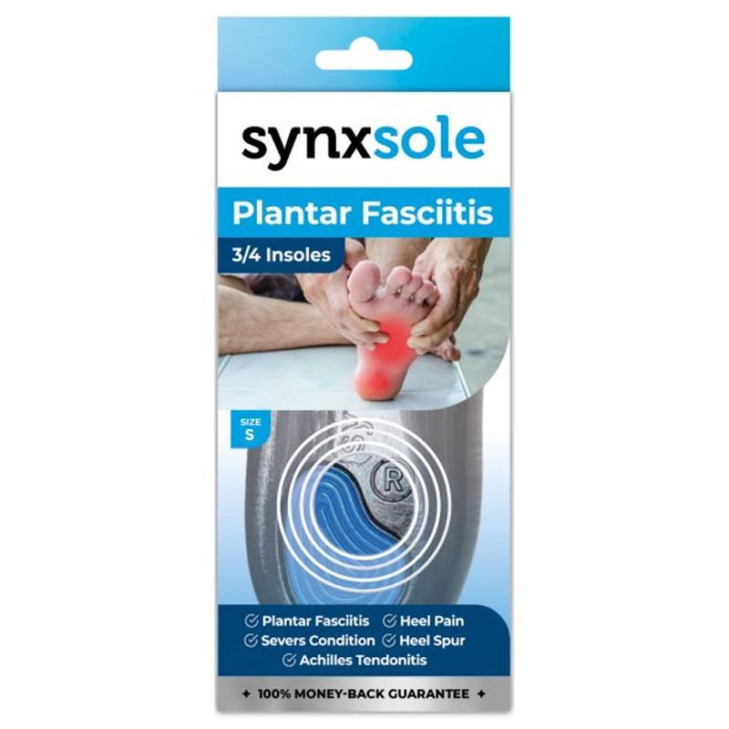 Synxsole Plantar Fasciitis Insoles Small