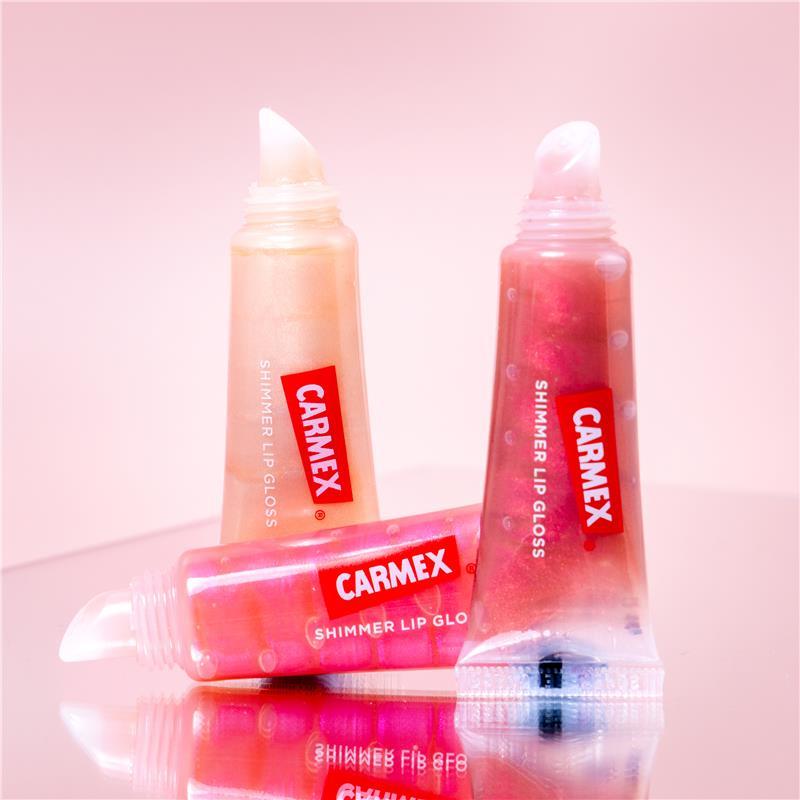Carmex Lip Gloss with Shimmer Tube Raspberry 10g