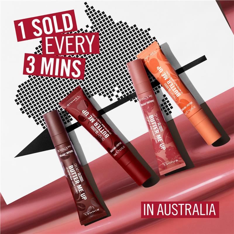 Rimmel Oh My Gloss! Butter Me Up Lip Butter Mocktail Collection 010 Apricello