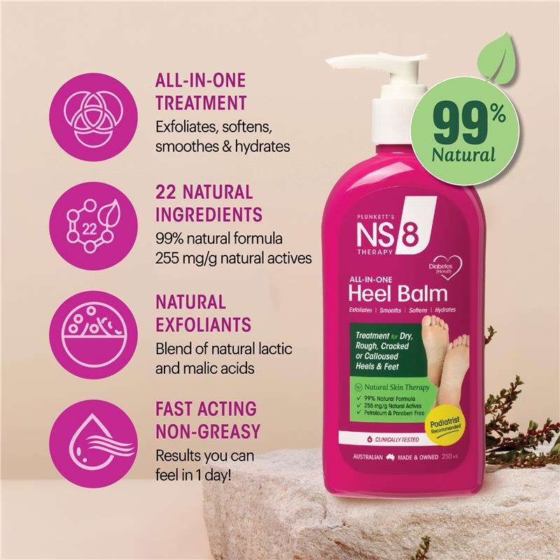 Plunketts NS8 Heel Balm Complex 30g