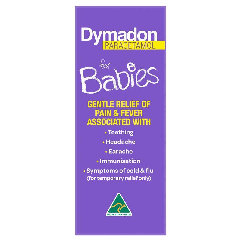 Dymadon for Babies Blackcurrant 1 Month - 2 Years 60ml