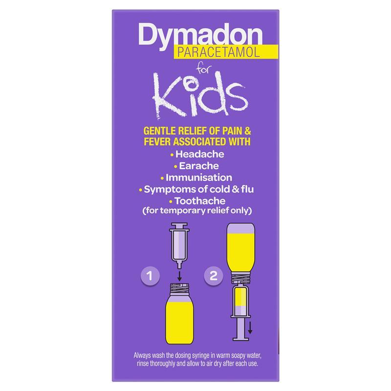 Dymadon for Kids Blackcurrant 2 Years - 12 Years 200ml