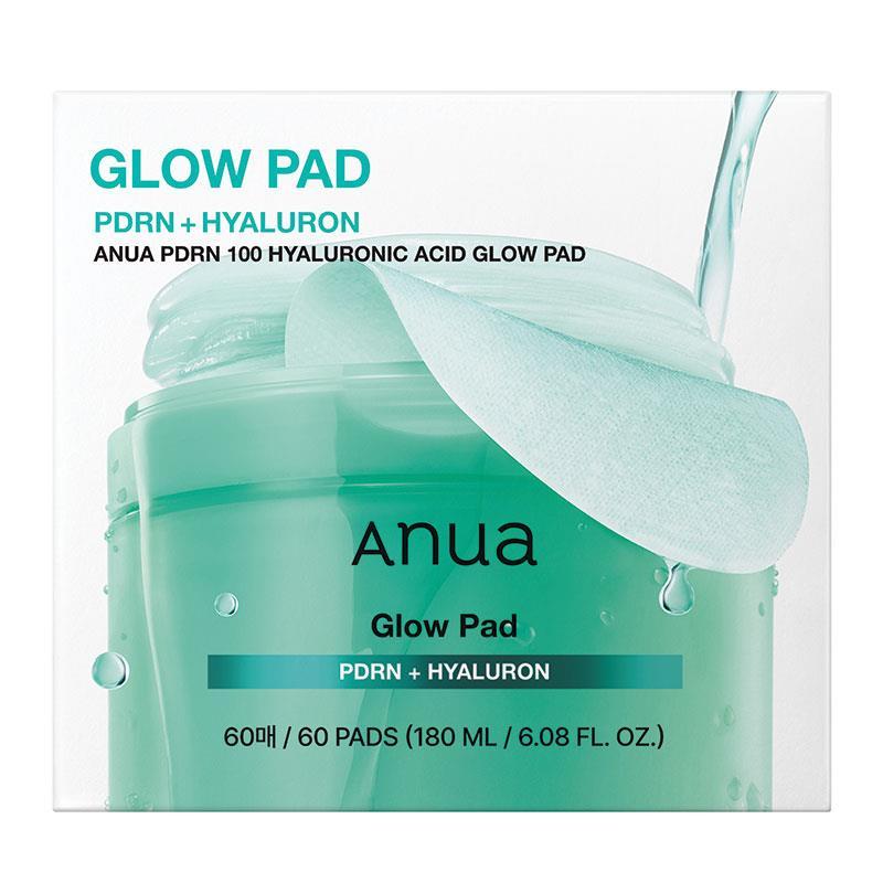Anua PDRN Hyaluronic Acid 100 Glow Pad 180ml 60 Pack