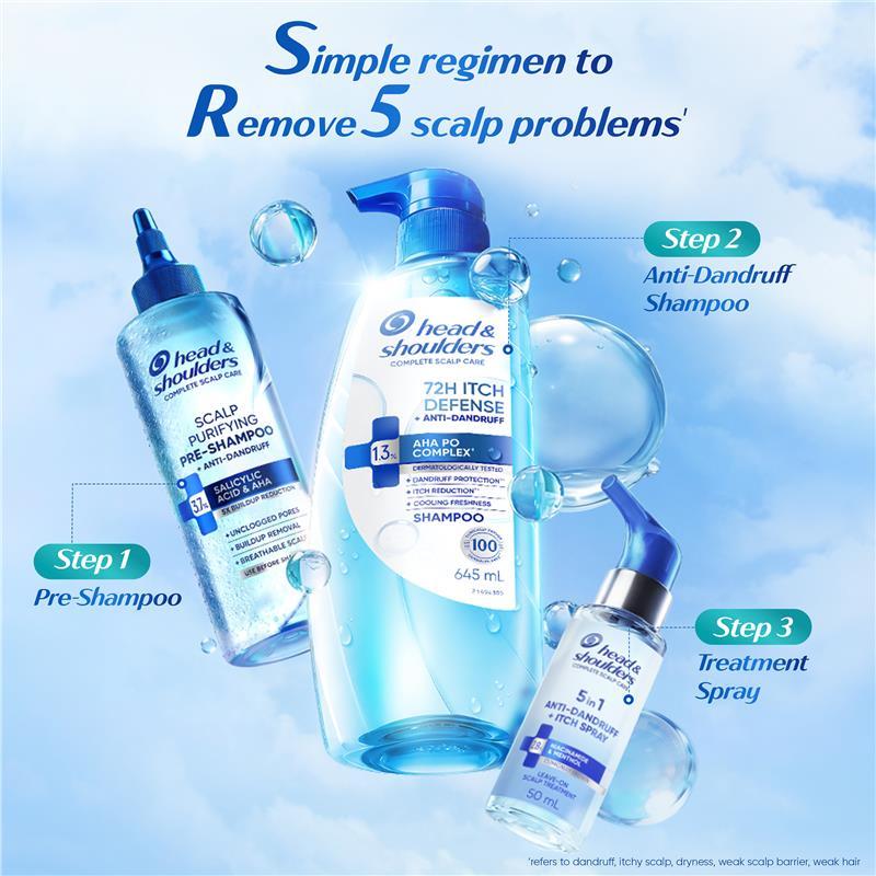 Head & Shoulders 72 Hour Itch Defence Shampoo 345ml