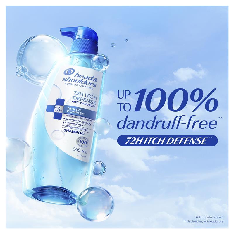Head & Shoulders 72 Hour Itch Defence Shampoo 645ml