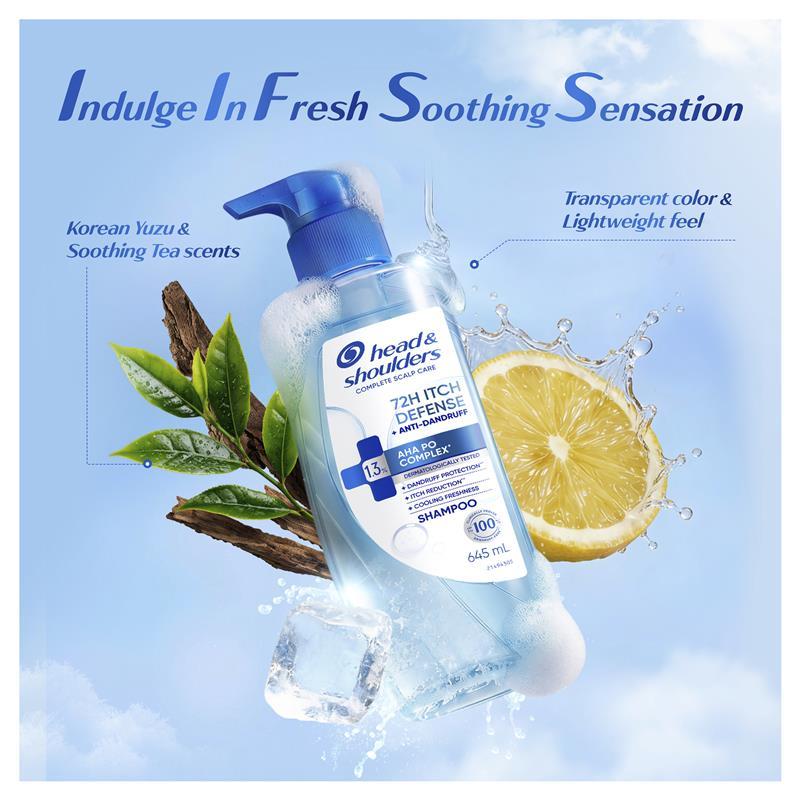 Head & Shoulders 72 Hour Itch Defence Shampoo 645ml